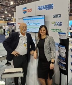 Box Latch - Jim Wilson with Alicia at PackExpo East in Philadelphia