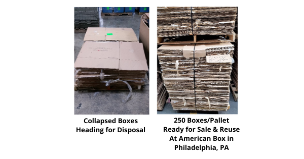Box Latch - Closing boxes without tape. Stacked corrugate. Corrugate disposal. Box Shortage.