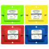 Box Latch - Closing boxes without tape. Large - green, yellow, red, blue.