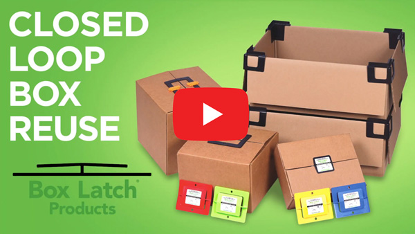 Box Latch - Cover image for you tube video showing stacked boxes using product