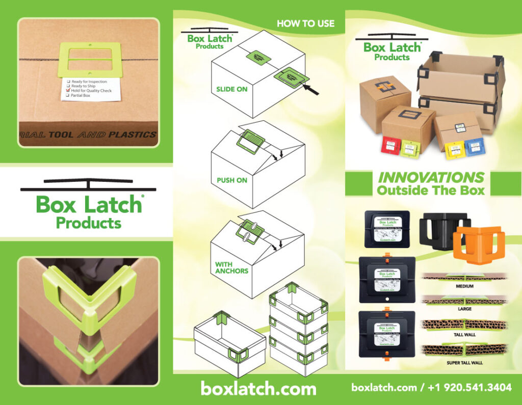 Box Latch - Image of 2021 Brochure Outside Spread