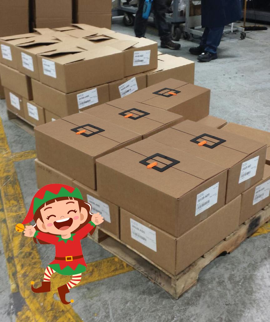 Latching Methods For Boxes Santa’s Elves Are Latching Boxes & He’s Filling Stockings With - Box ...
